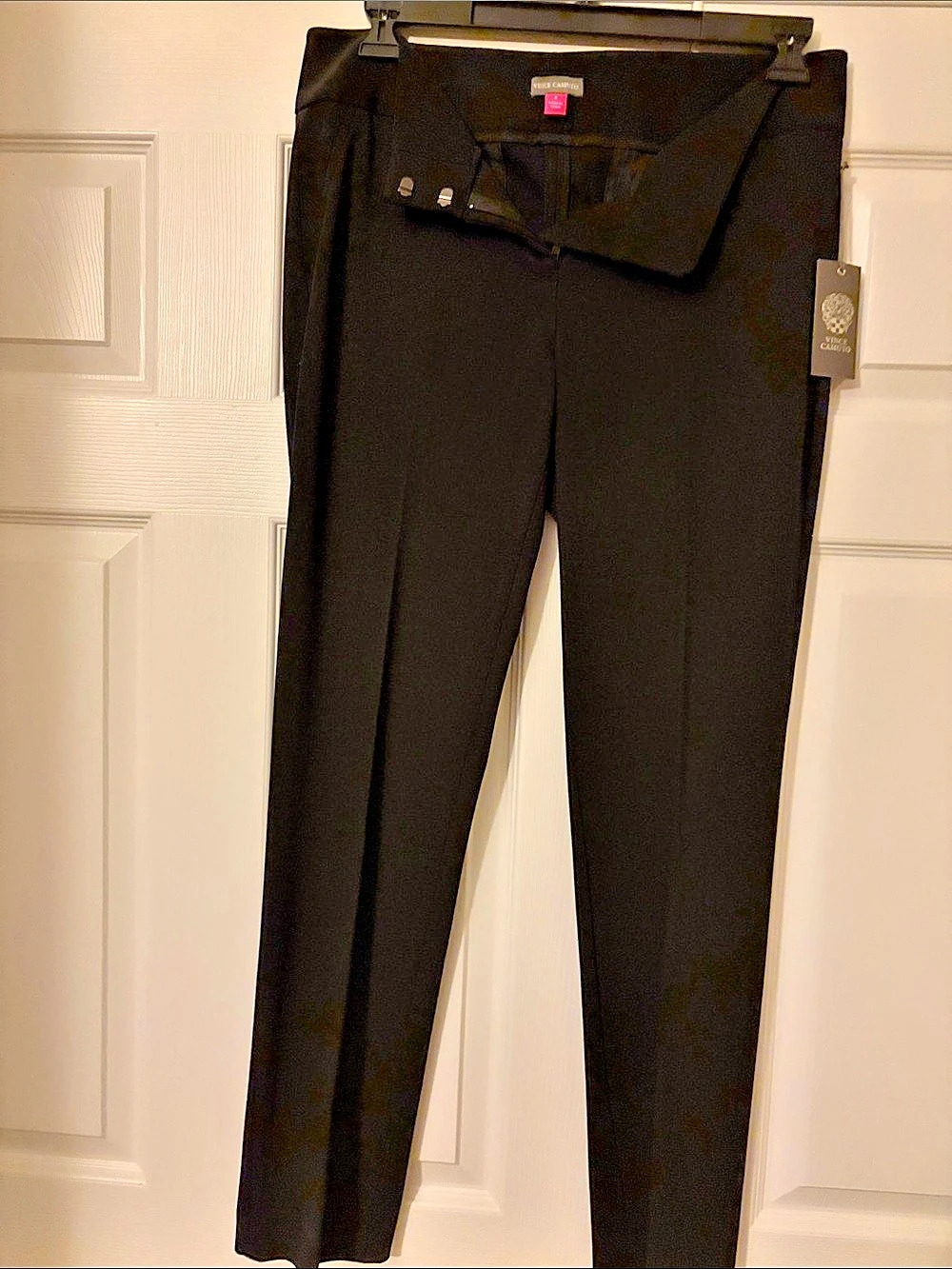 Vince Camuto Essentials Skinny Pants in Black Size 8 NWT
